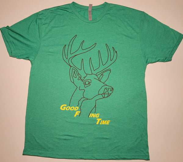 Short sleeve GFT 'Buck Moore' - Envy Green Unisex Tri-Blend Tee
