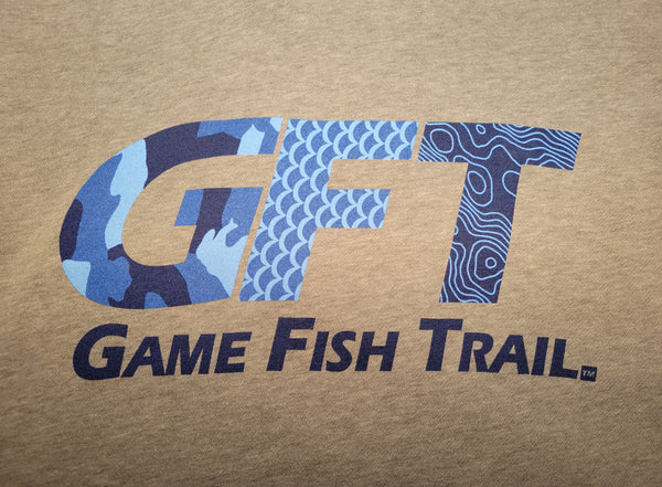 Hoodie Long Sleeve GFT Logo 'About to Strike' - Heather Gray Unisex Malibu Hoodie