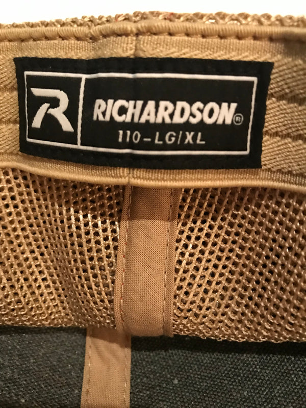 GFT Logo - Richardson R-Flex Trucker hat - Dark Orange / Khaki