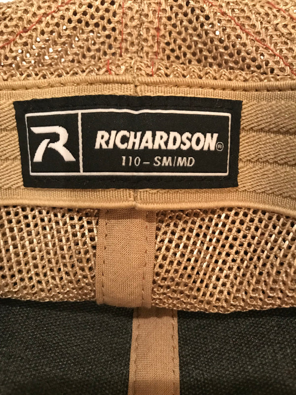 GFT Logo - Richardson R-Flex Trucker hat - Dark Orange / Khaki
