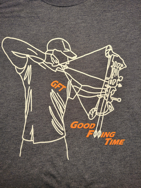 Short sleeve GFT 'Archer' - Vintage Navy Unisex Tri-Blend Tee
