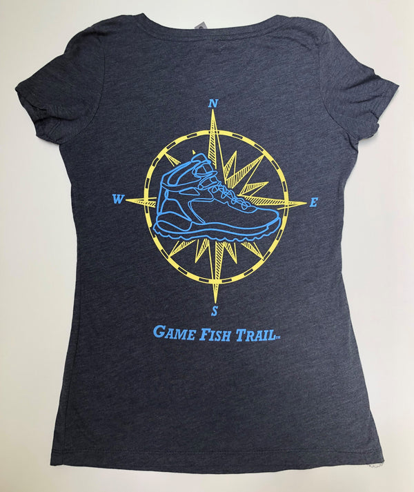 Short sleeve women's GFT 'Traveler' - Vintage Navy